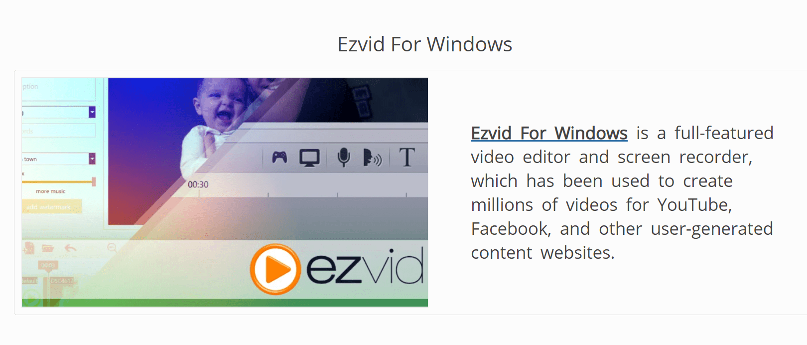 ezvid for windows