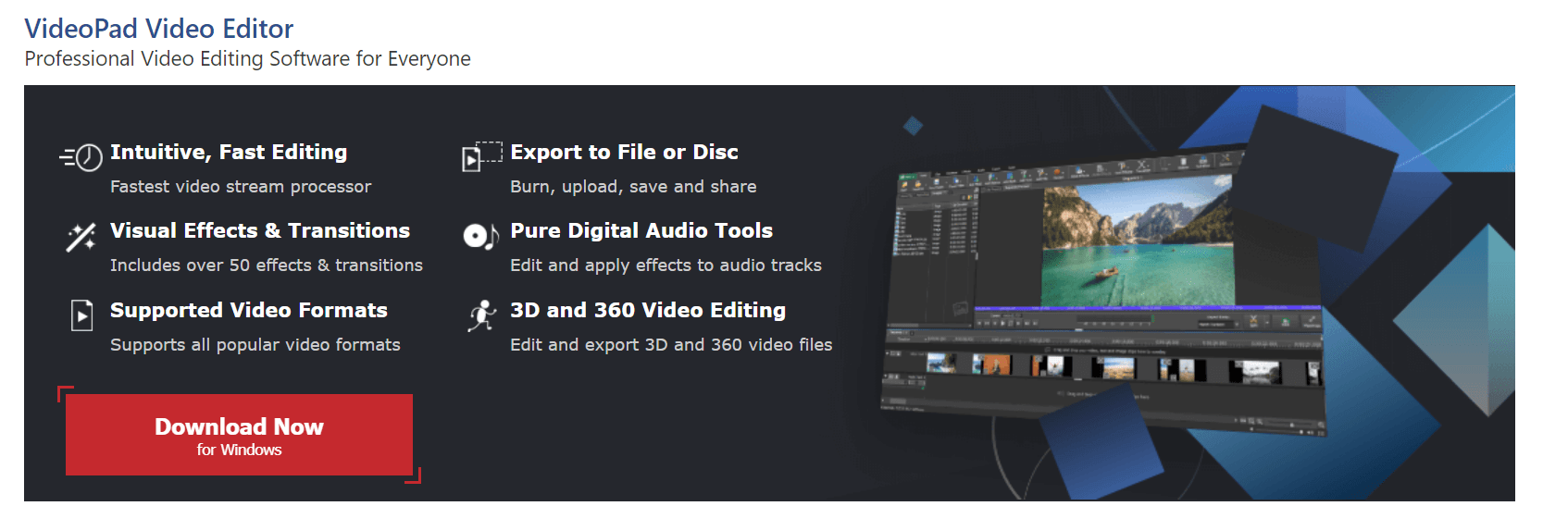 videopad video editor