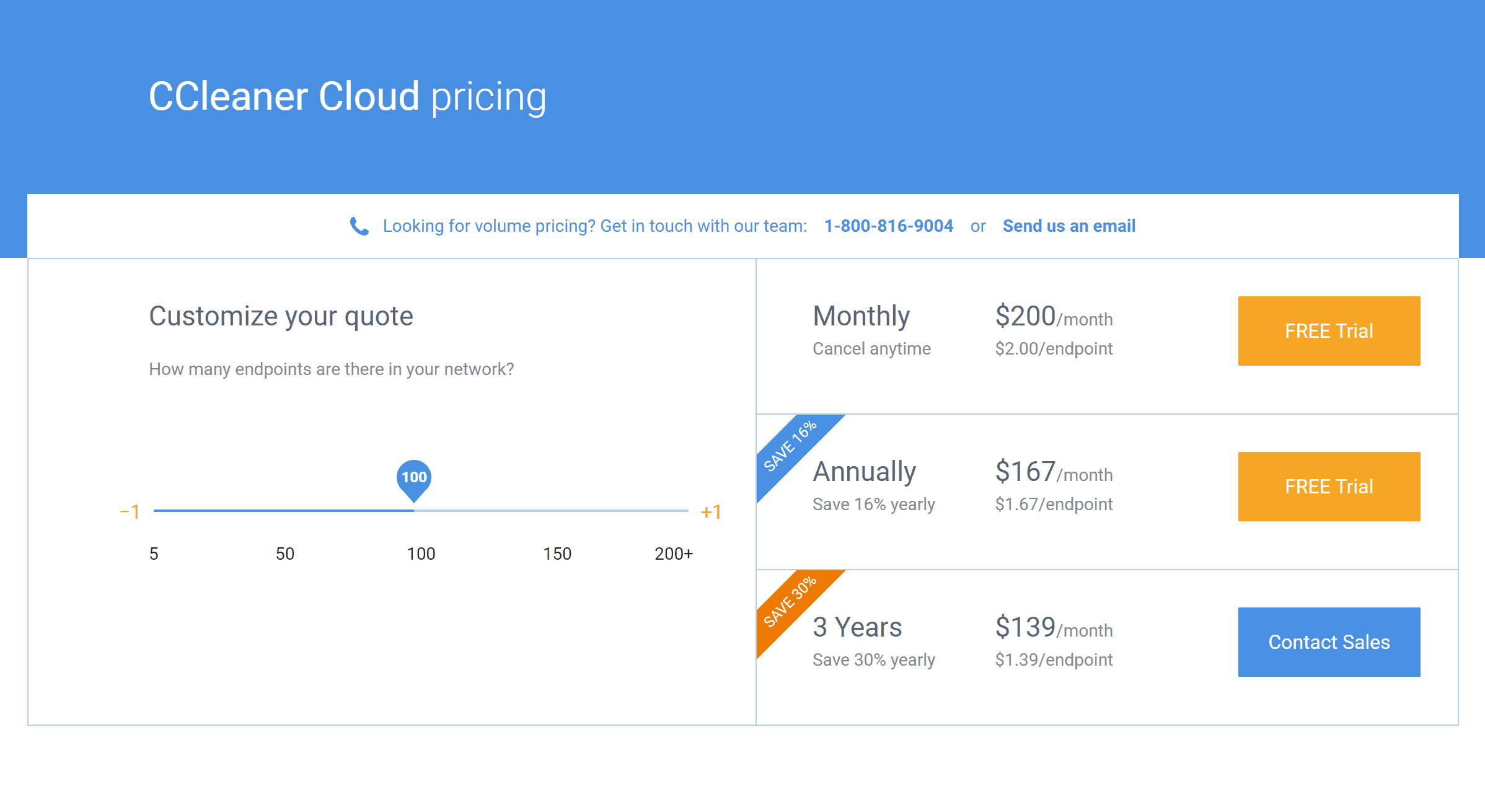 CCleaner cloud pricing discount