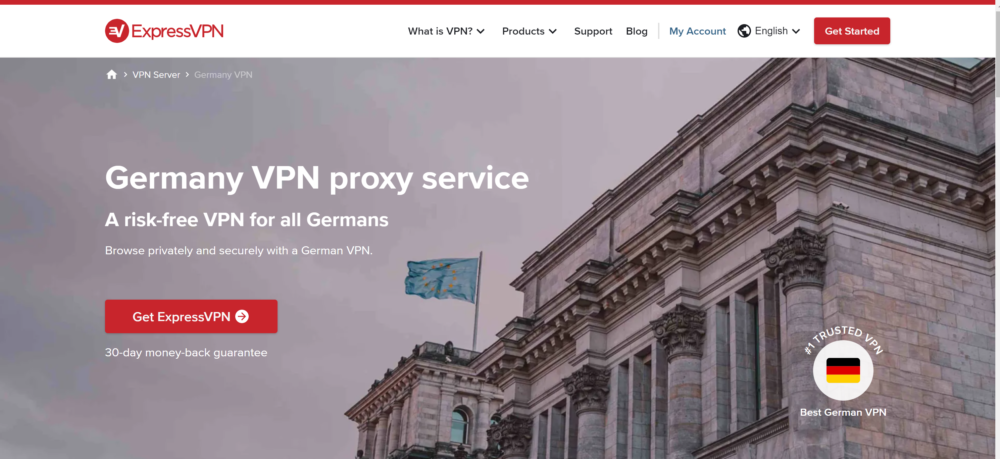 Best Germany VPN Service - Express VPN