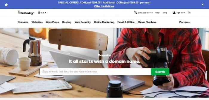 godaddy domain discount coupon code