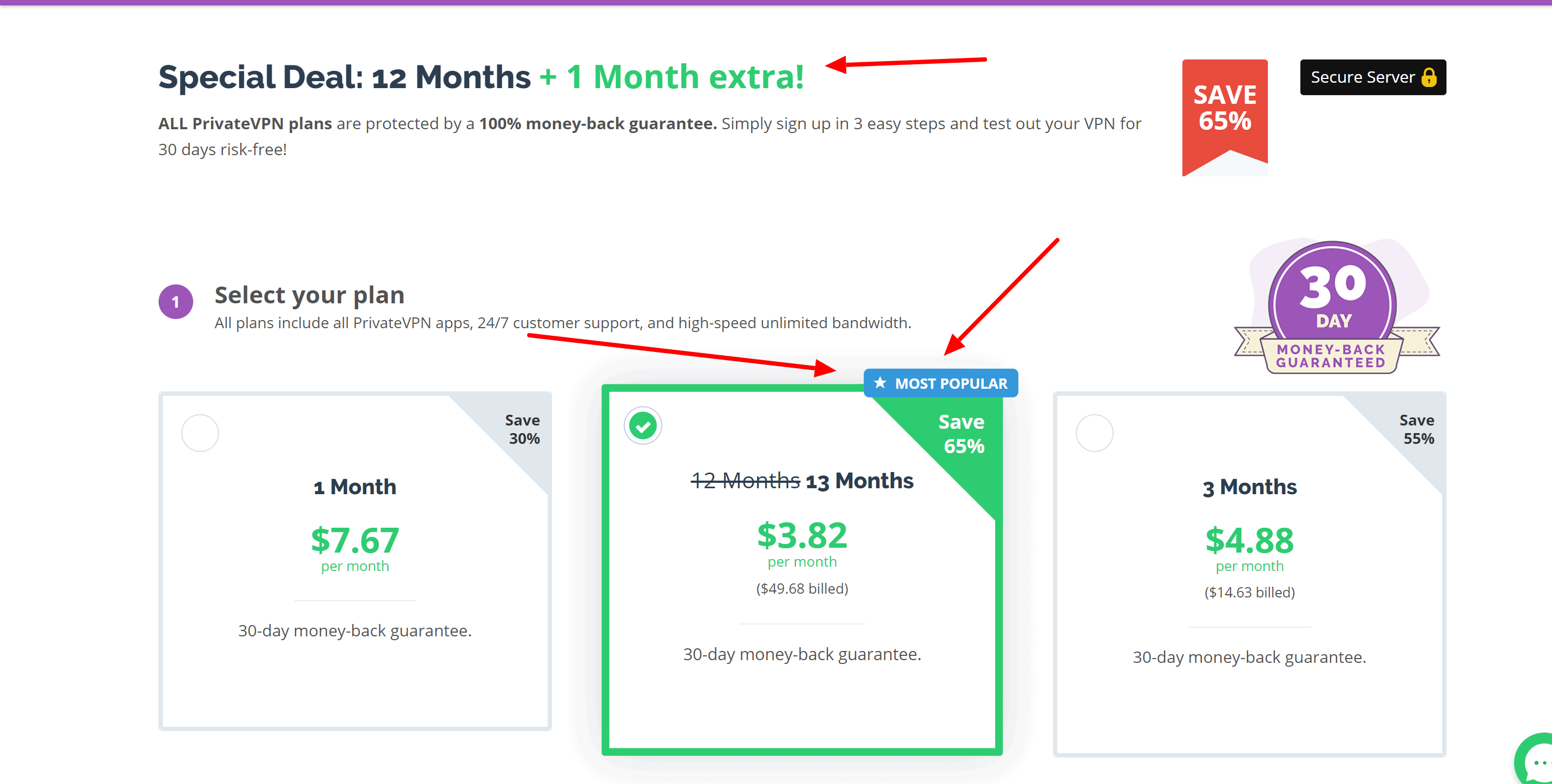 Private VPN pricing plans for Apple TV