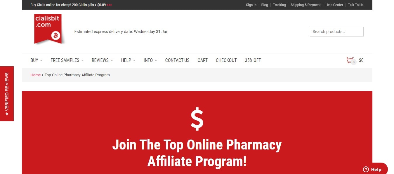 Cialisbit.com affiliate program for pharmacy