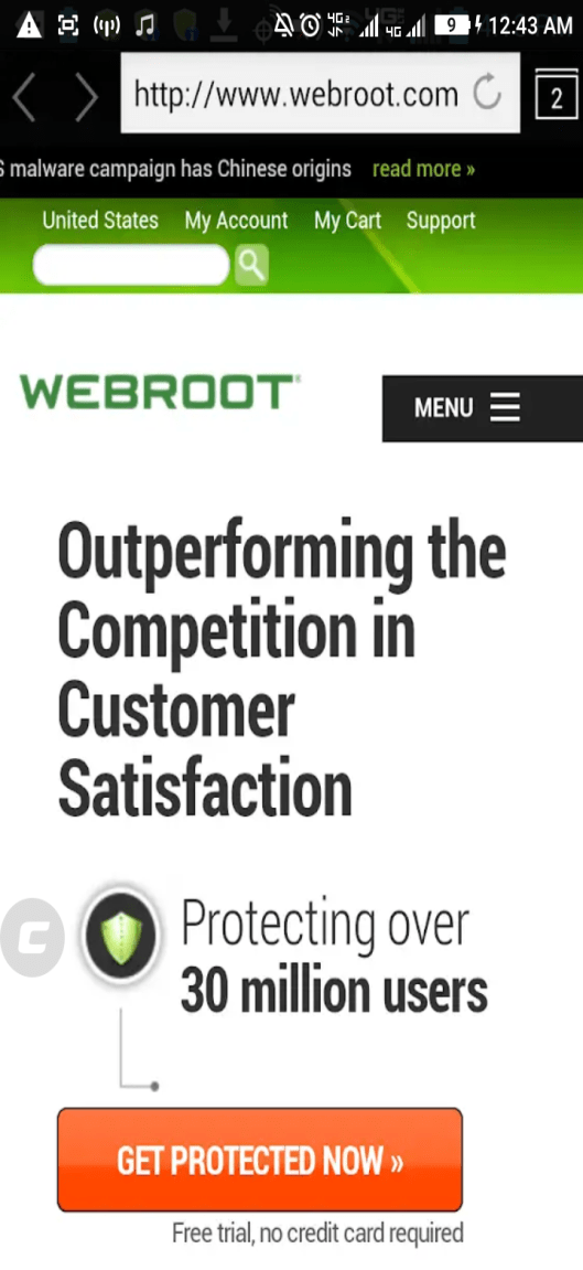 webroot- best antivirus black friday