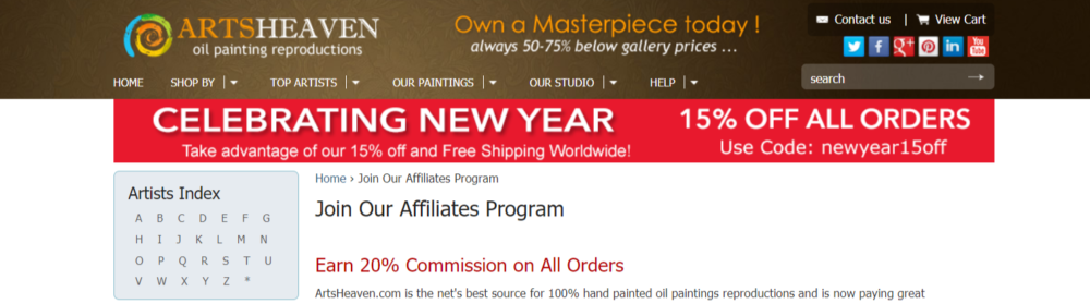 Arts-Heaven-Art-Affiliate-Programs