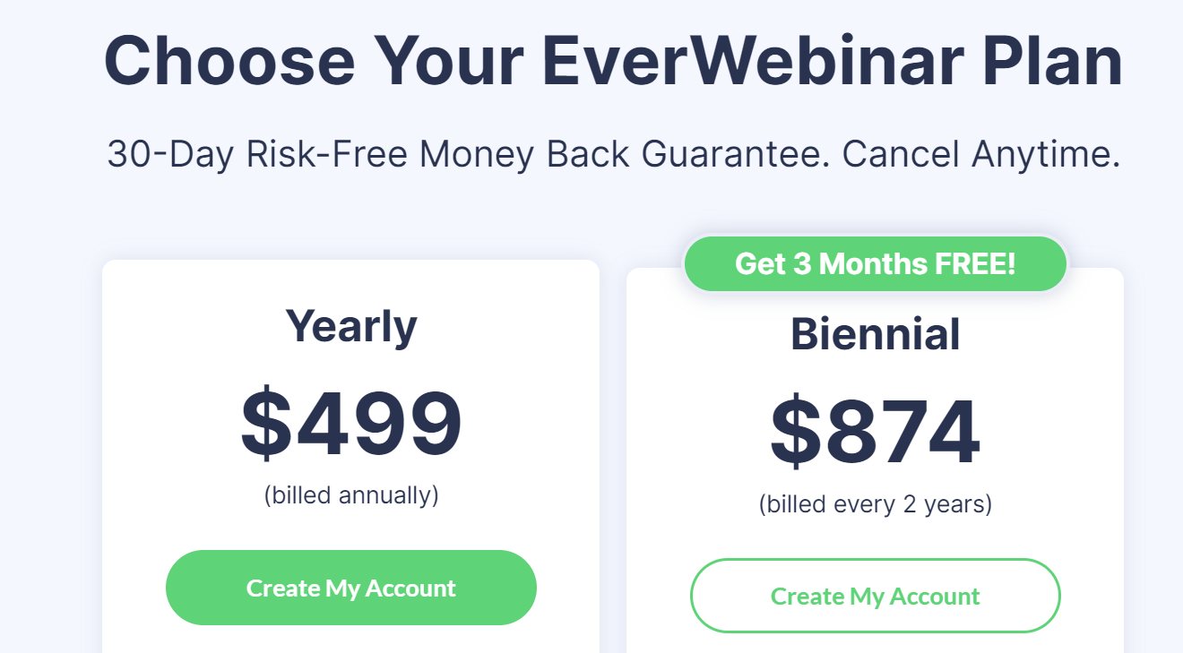 everwebinar pricing