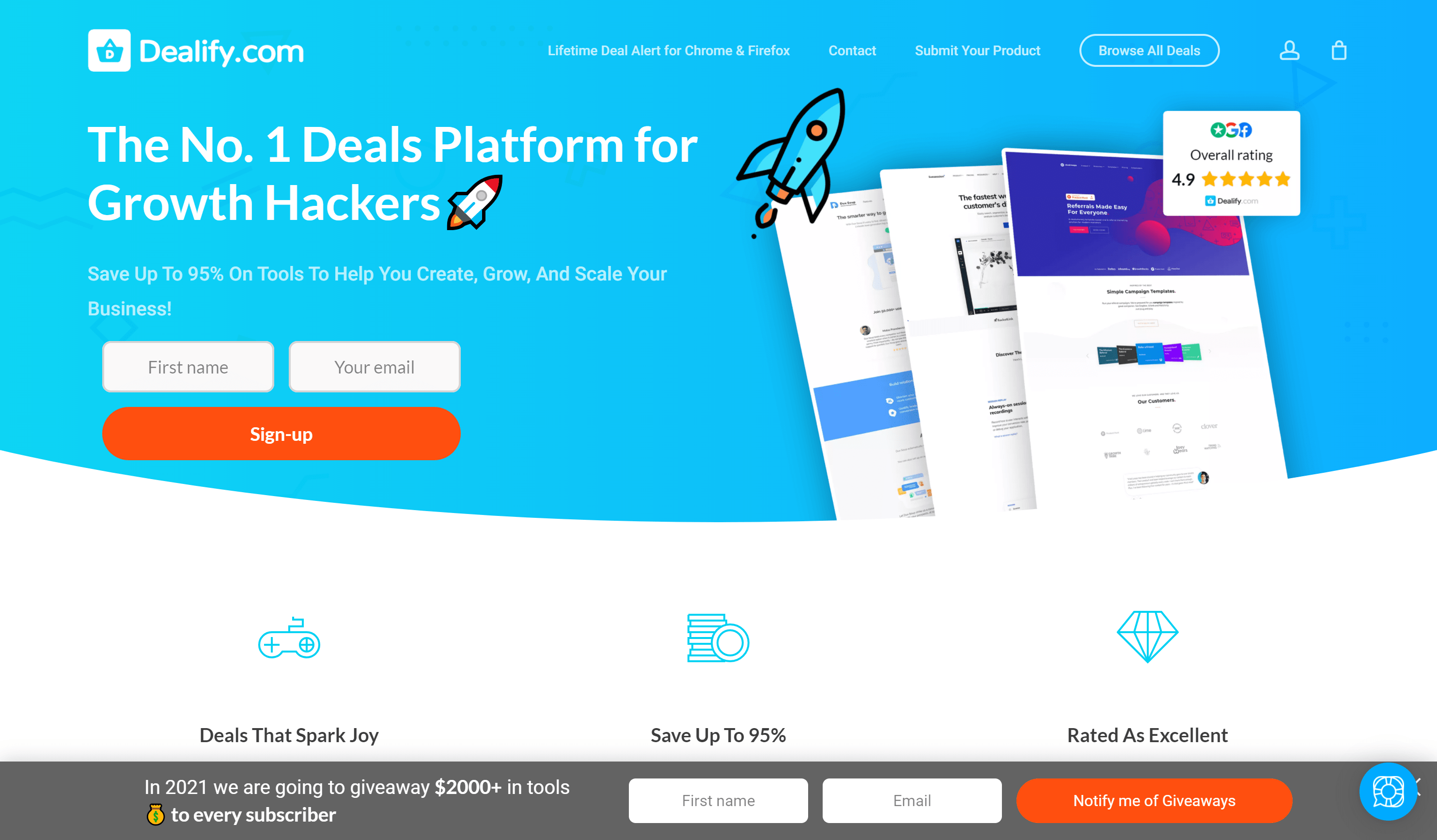 Dealify marketplace- Appsumo coupons and deals