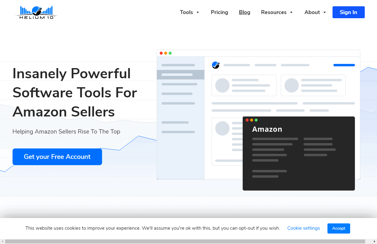 Insanely Powerful Tools For Amazon Sellers - Helium 10 Coupon