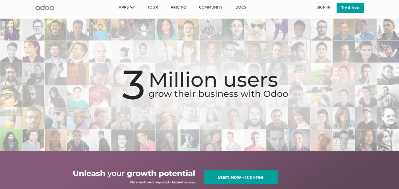 Best CRM For WordPress - odoo potential