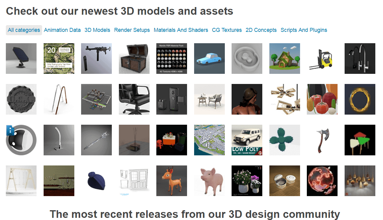 envato market 3D files