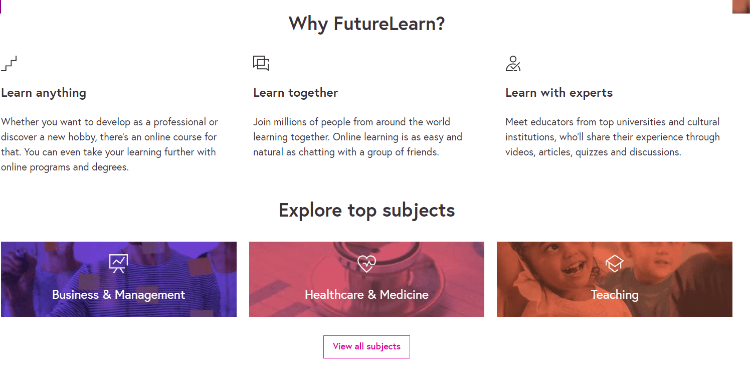 Why FutureLearn