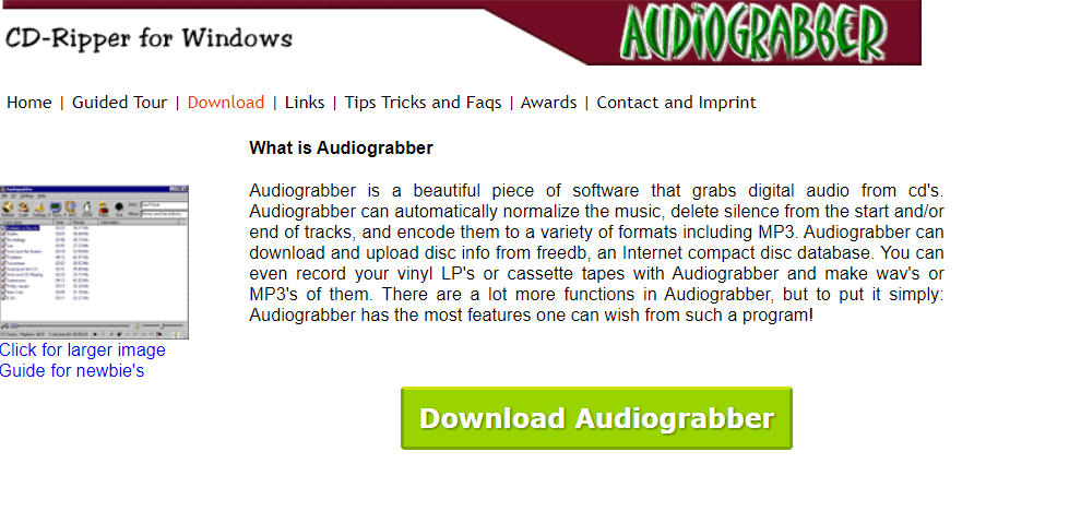 AudioGrabber- Best CD Ripping Software