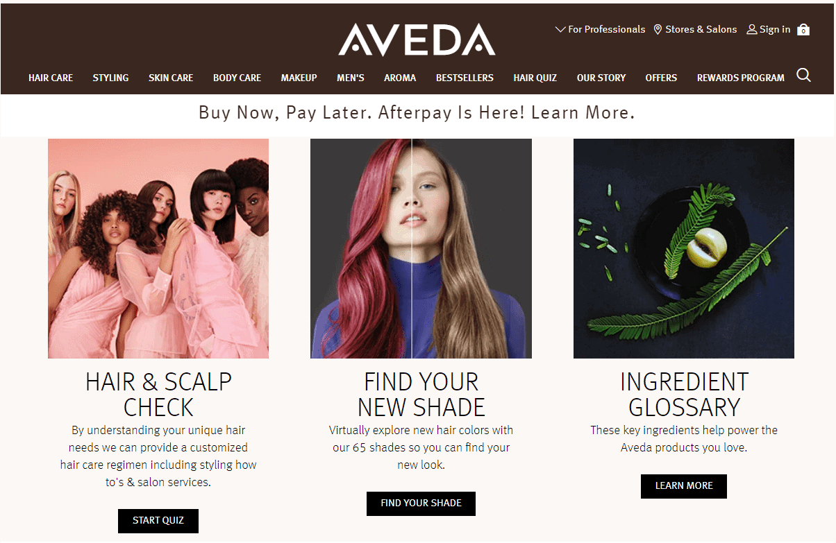 Aveda shampoo