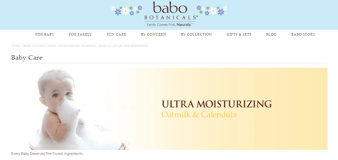 Babo Botnicals Baby Care