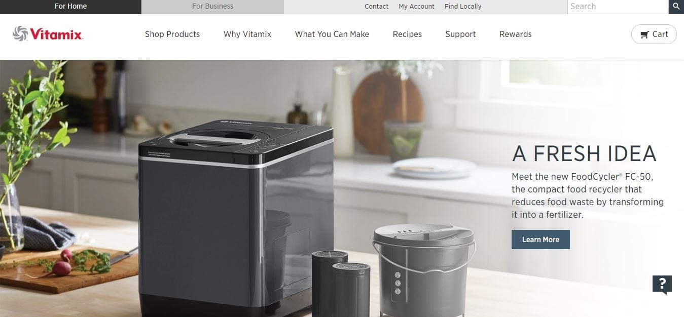 Vitamix Homepage