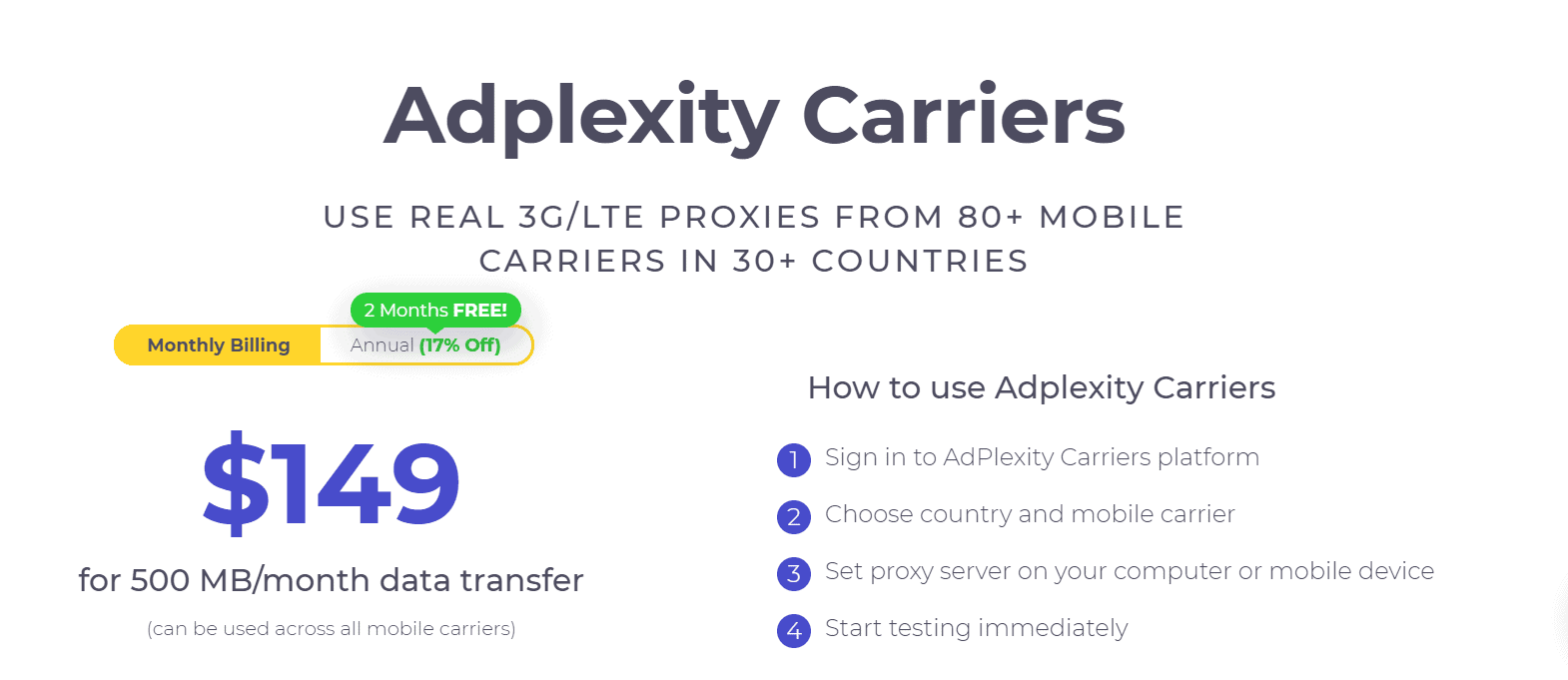 adplexity carriers plan