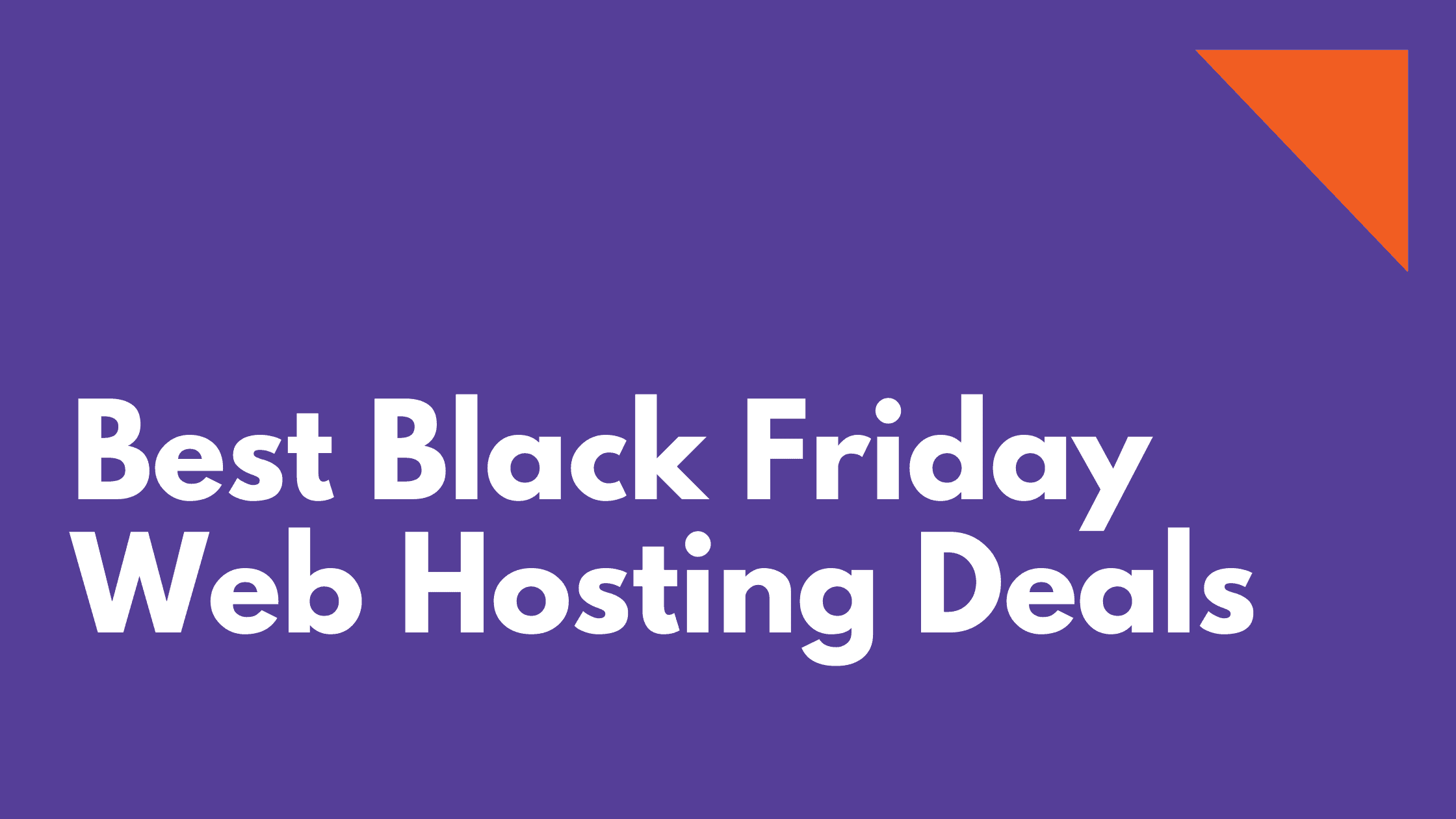 Best Black Friday Web Hosting