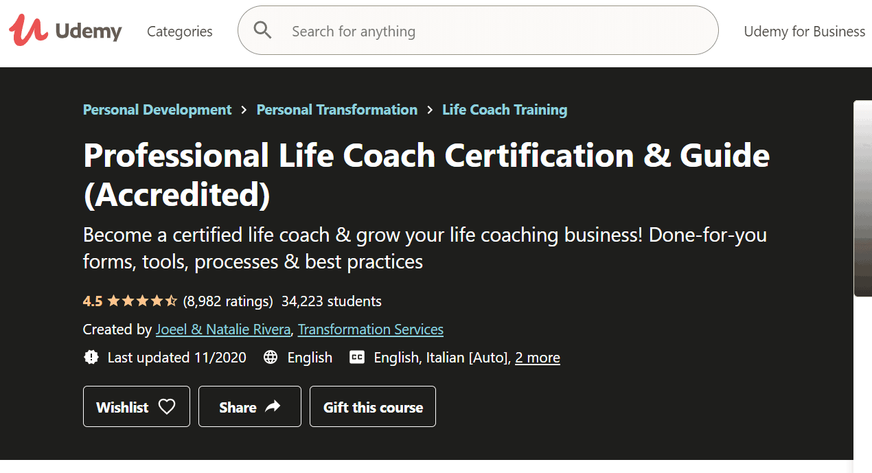 professional best life coach black friday