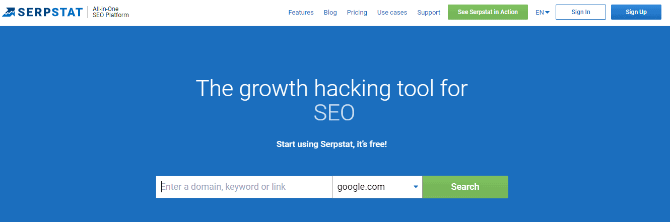 serpstat black friday- growth hacking tool