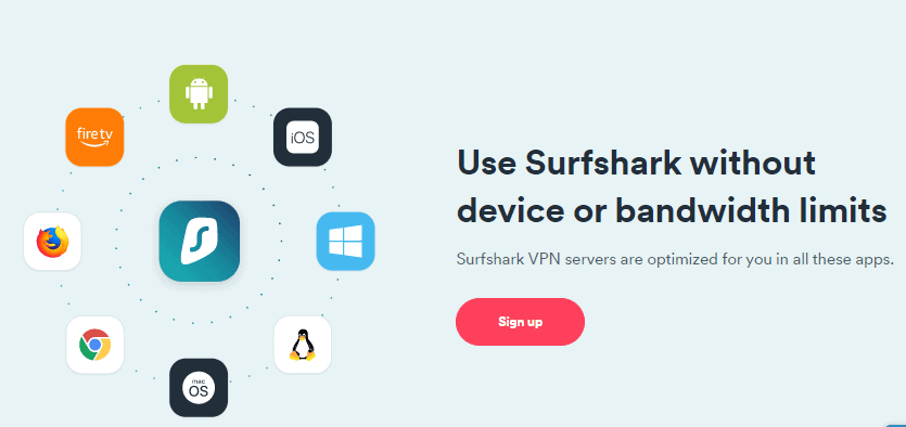 surfshark black friday- optimized vpn servers