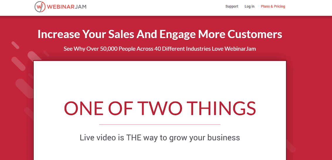 WebinarJam - increase your sales