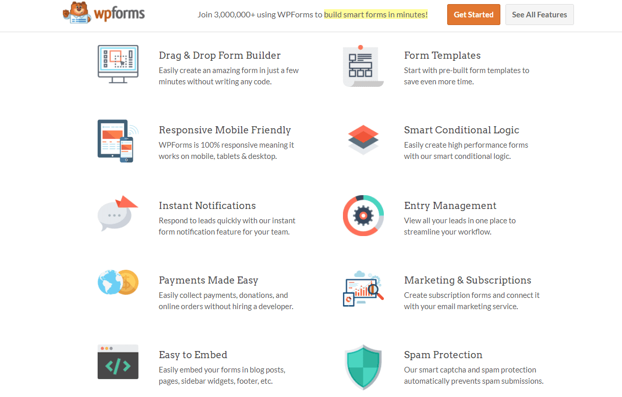 drag and drop form builder