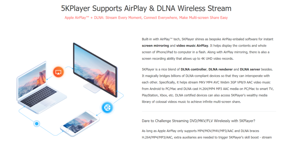 5KPlayer Wireless Stream