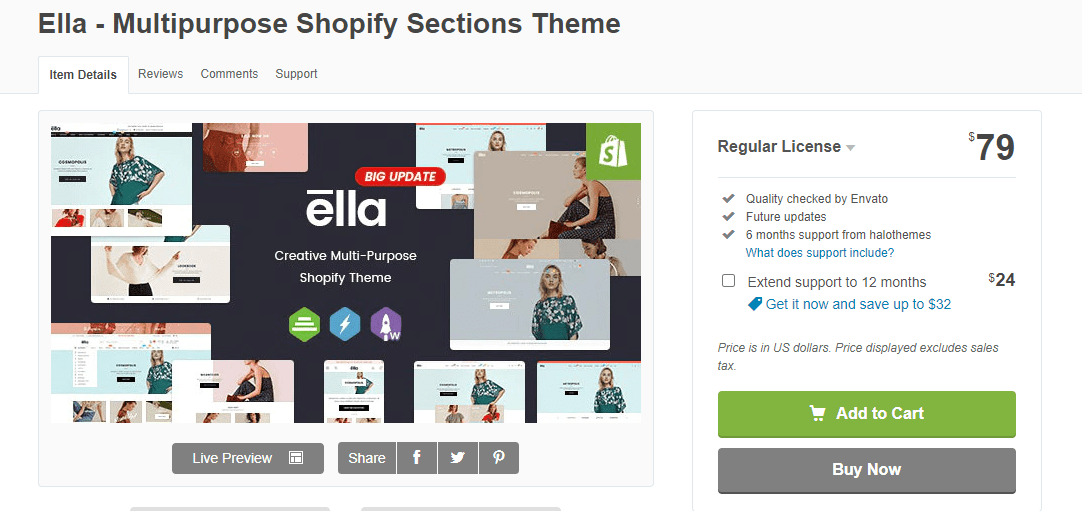 ella- best converting shopify theme