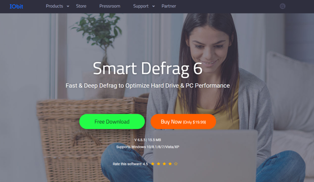 Smart Defrag Main