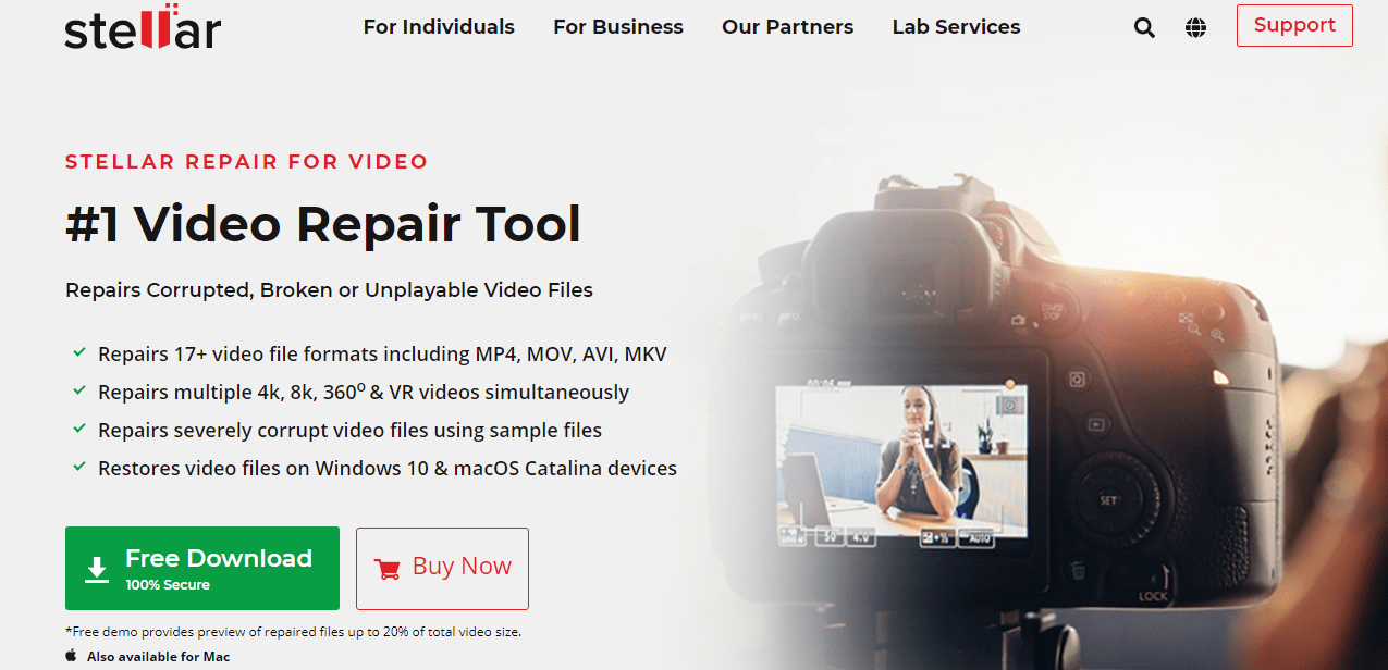 Stellar Video Repair Review