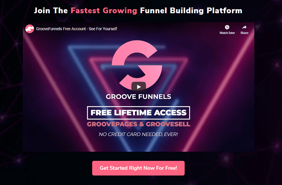 groovefunnels review- get started