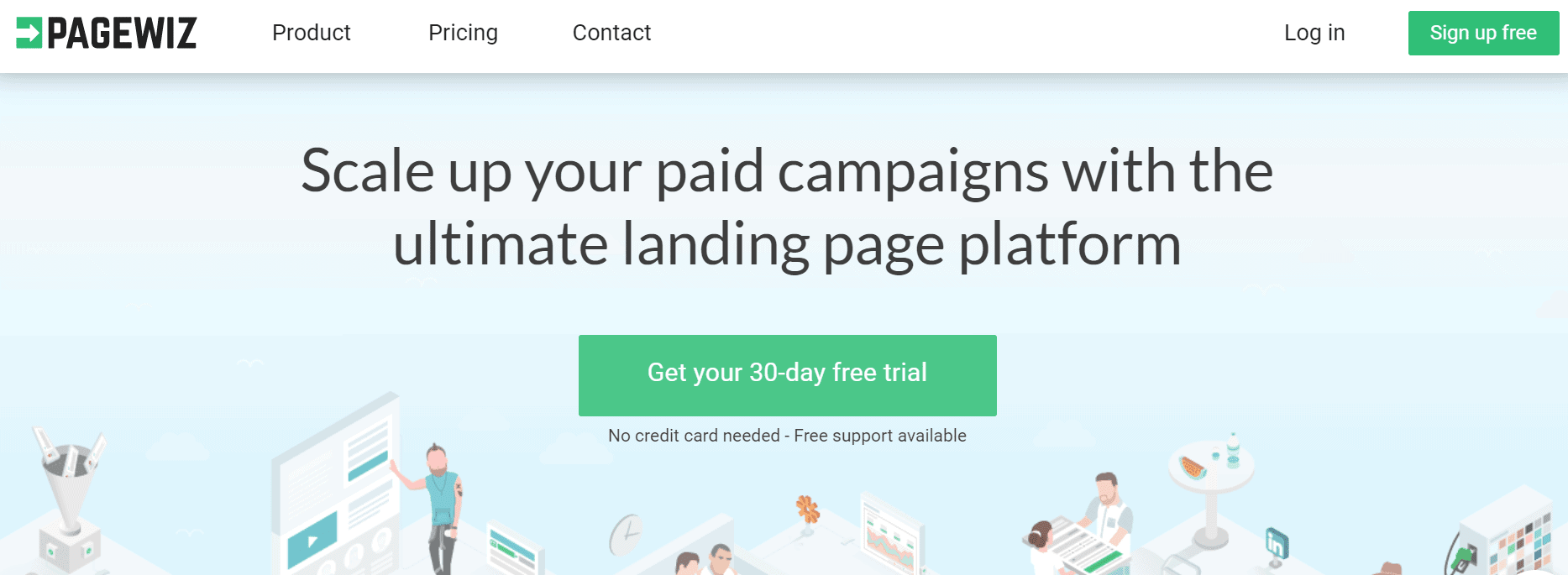 Pagewiz Landing Page Platform