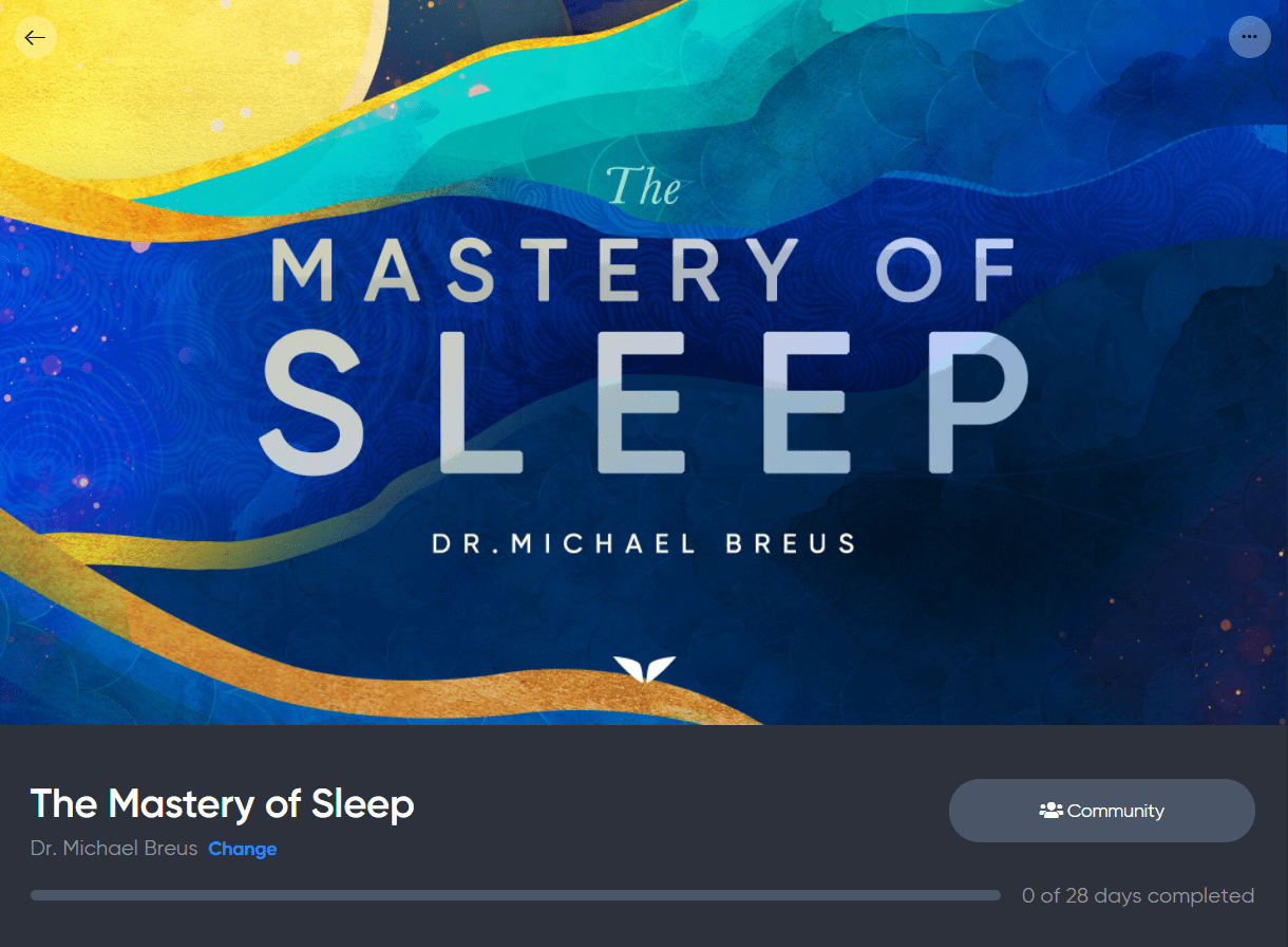 Mastery Of Sleep - Mindvalley Review