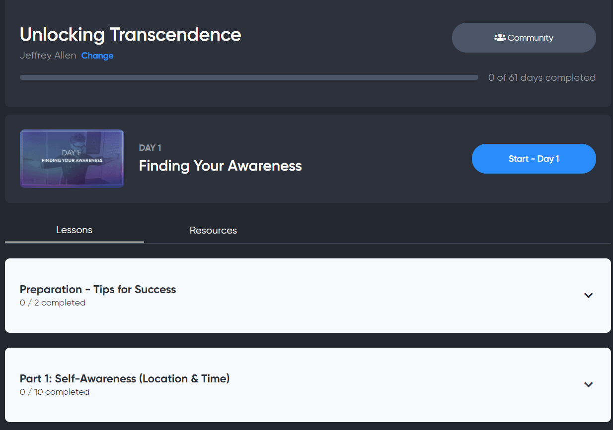 Unlocking Transcendence Mindvalley Review