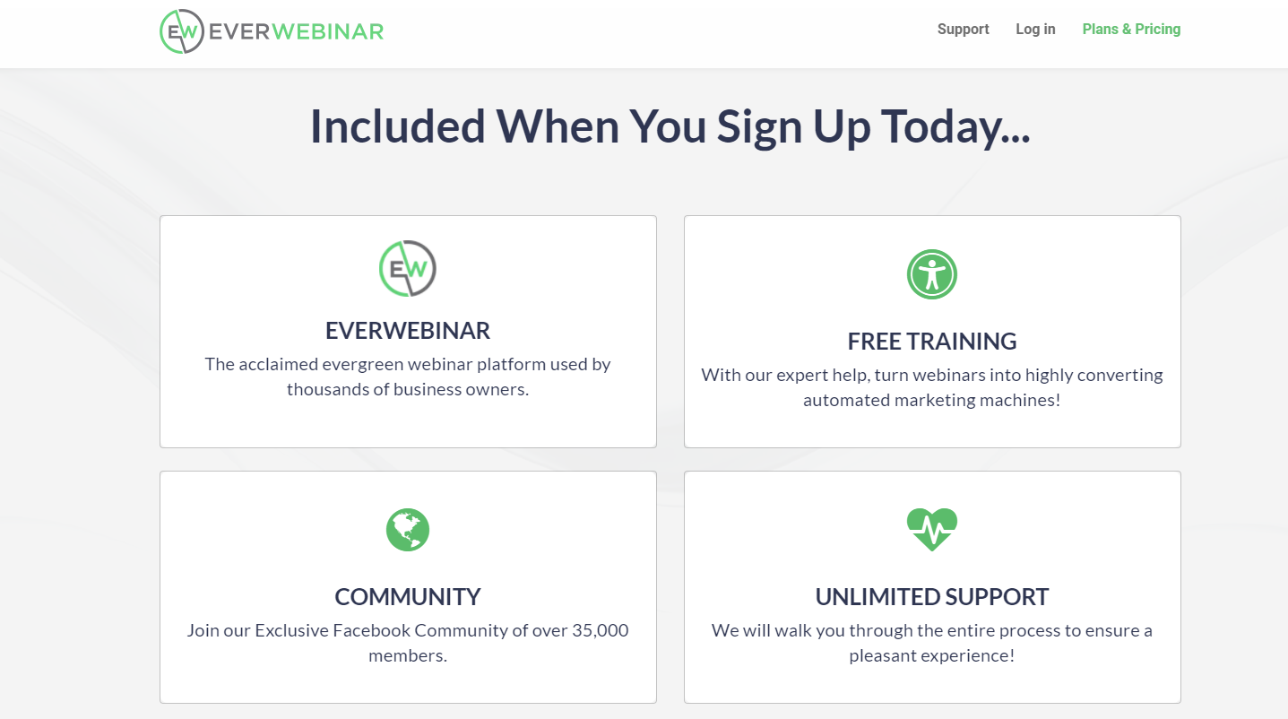 everwebinar features