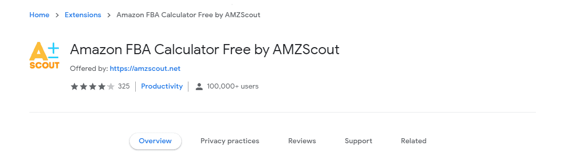 AMZScout FBA Calculator