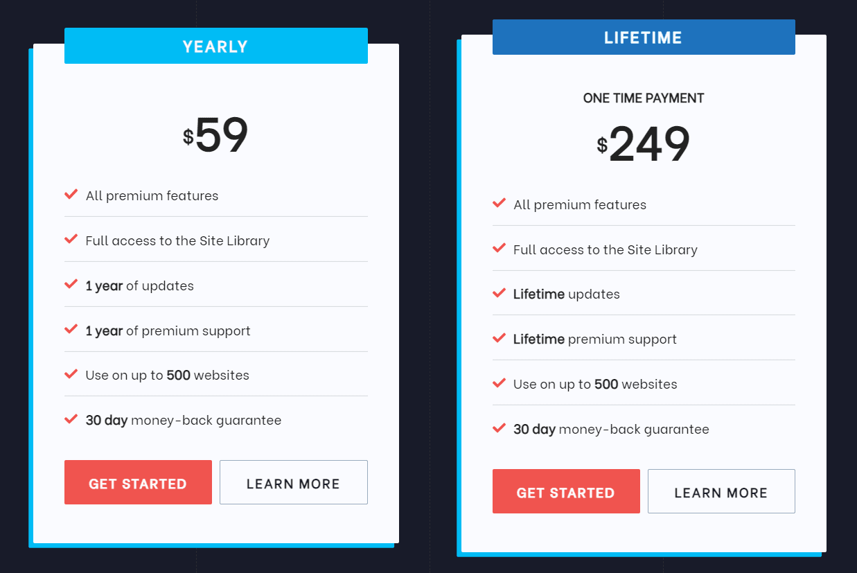 GeneratePress pricing