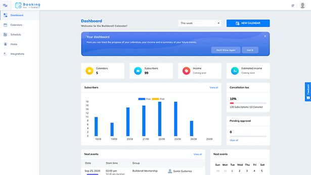 Builderall vs Kartra vs leadpagesbuilderall statistics dashboard