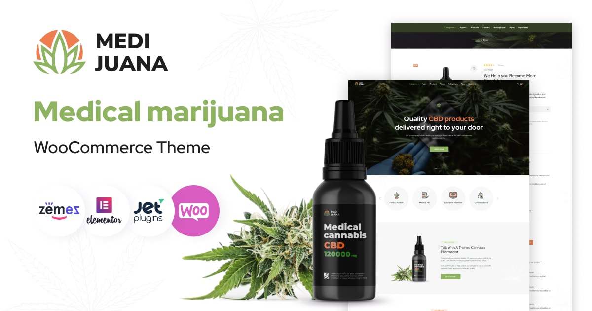 medijuana medical wordpress theme