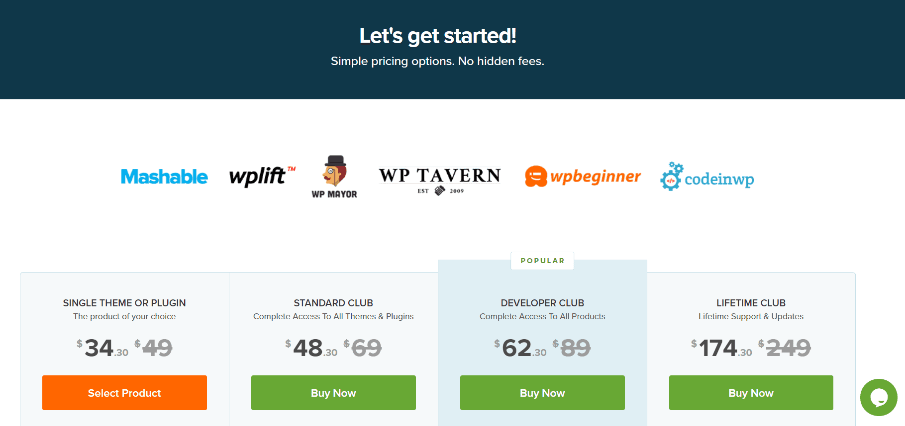 CSS Pricing