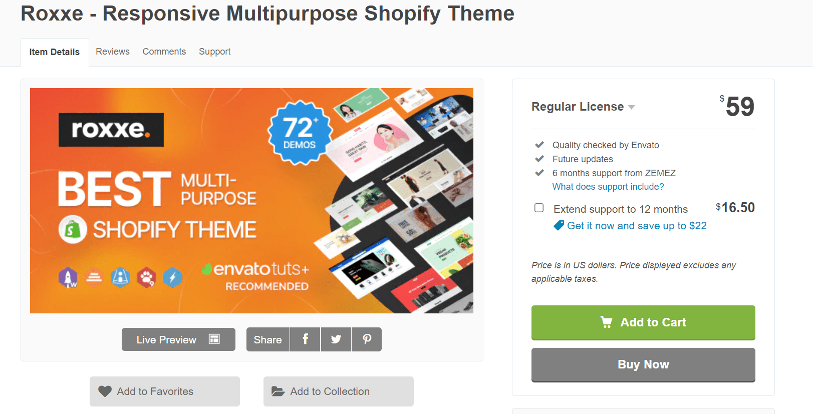 roxxe shopify theme