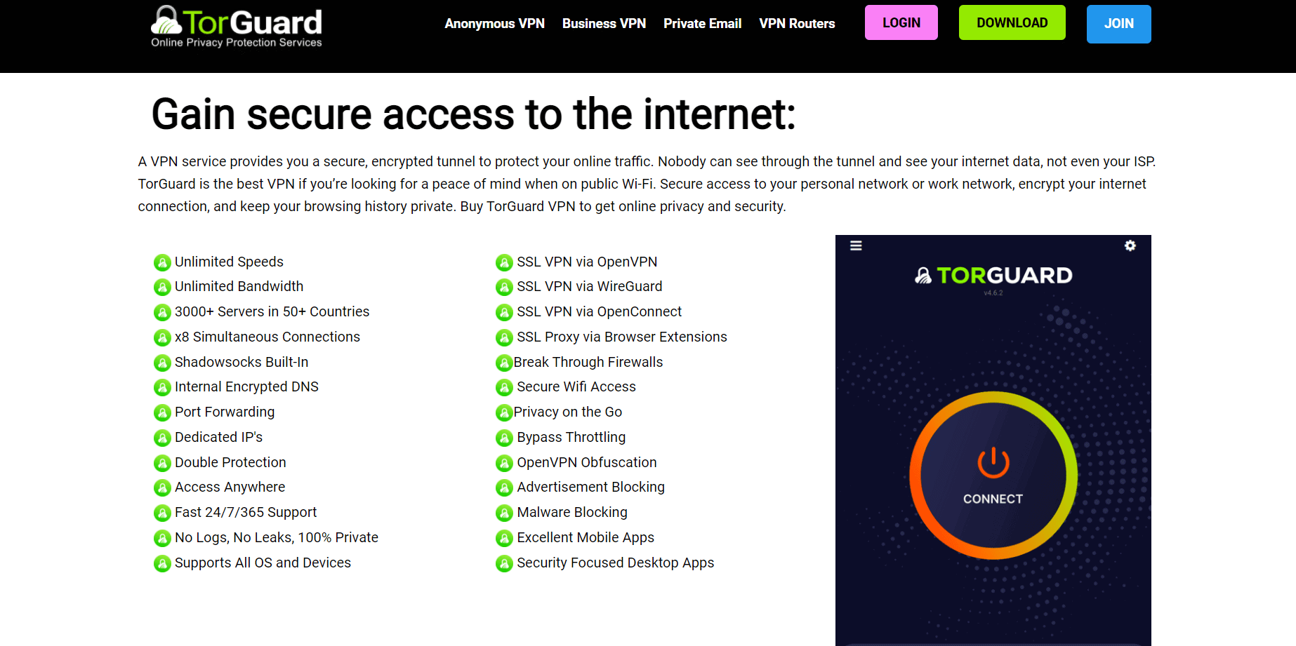 TorGuard Features and Benefits