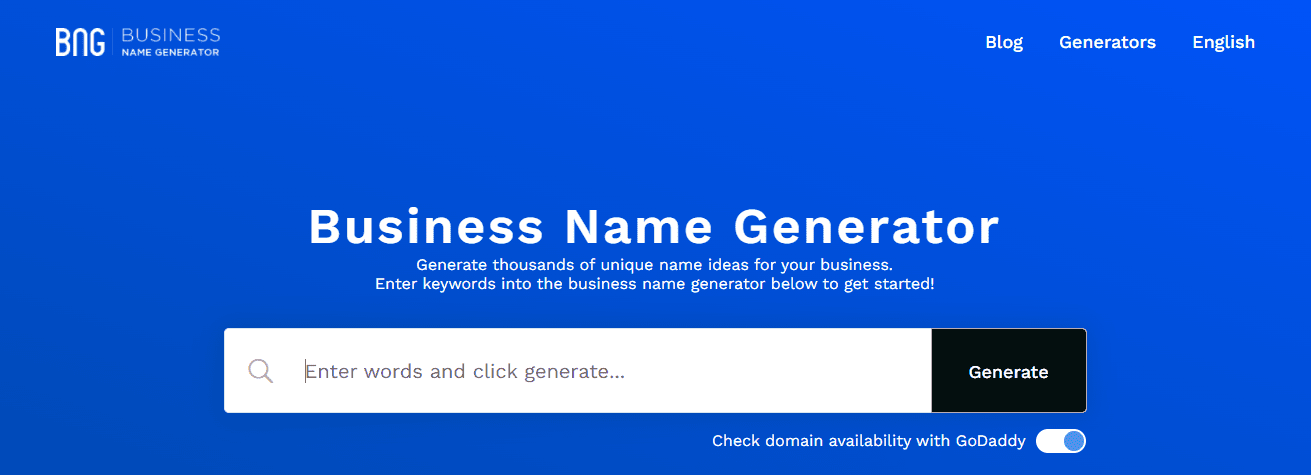 Business Name Generator