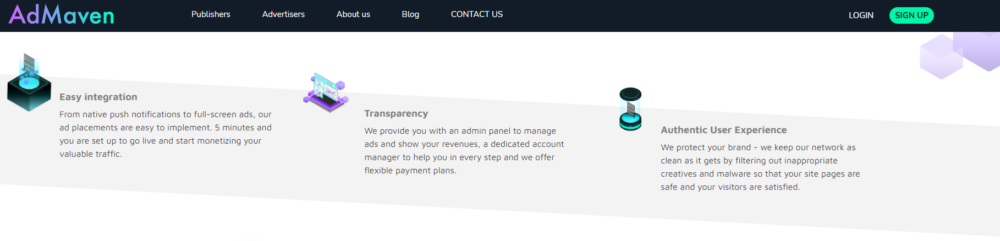 AdMaven Features