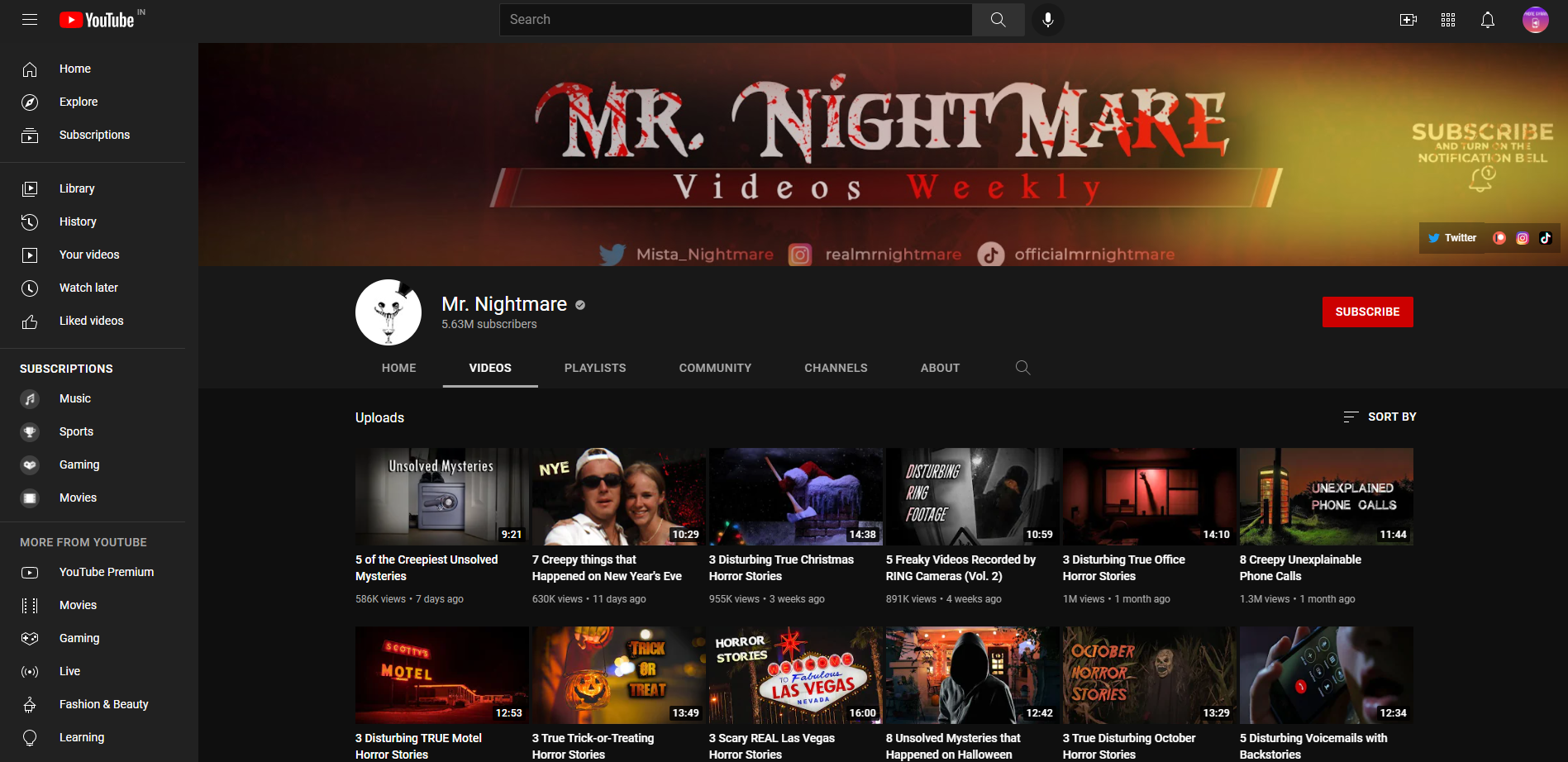 Mr. Nightmare TV