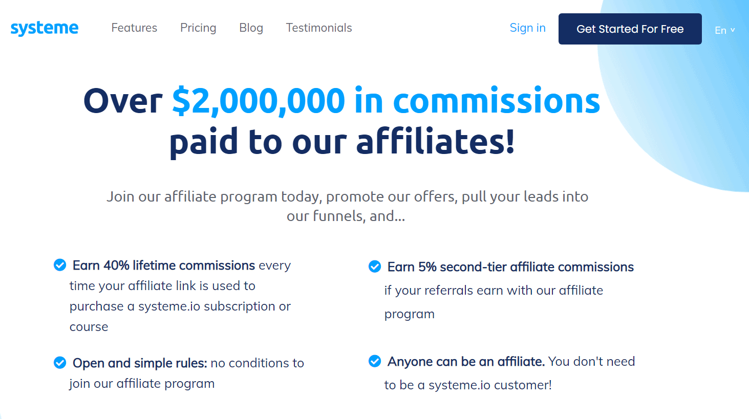 System.io Affiliate Program