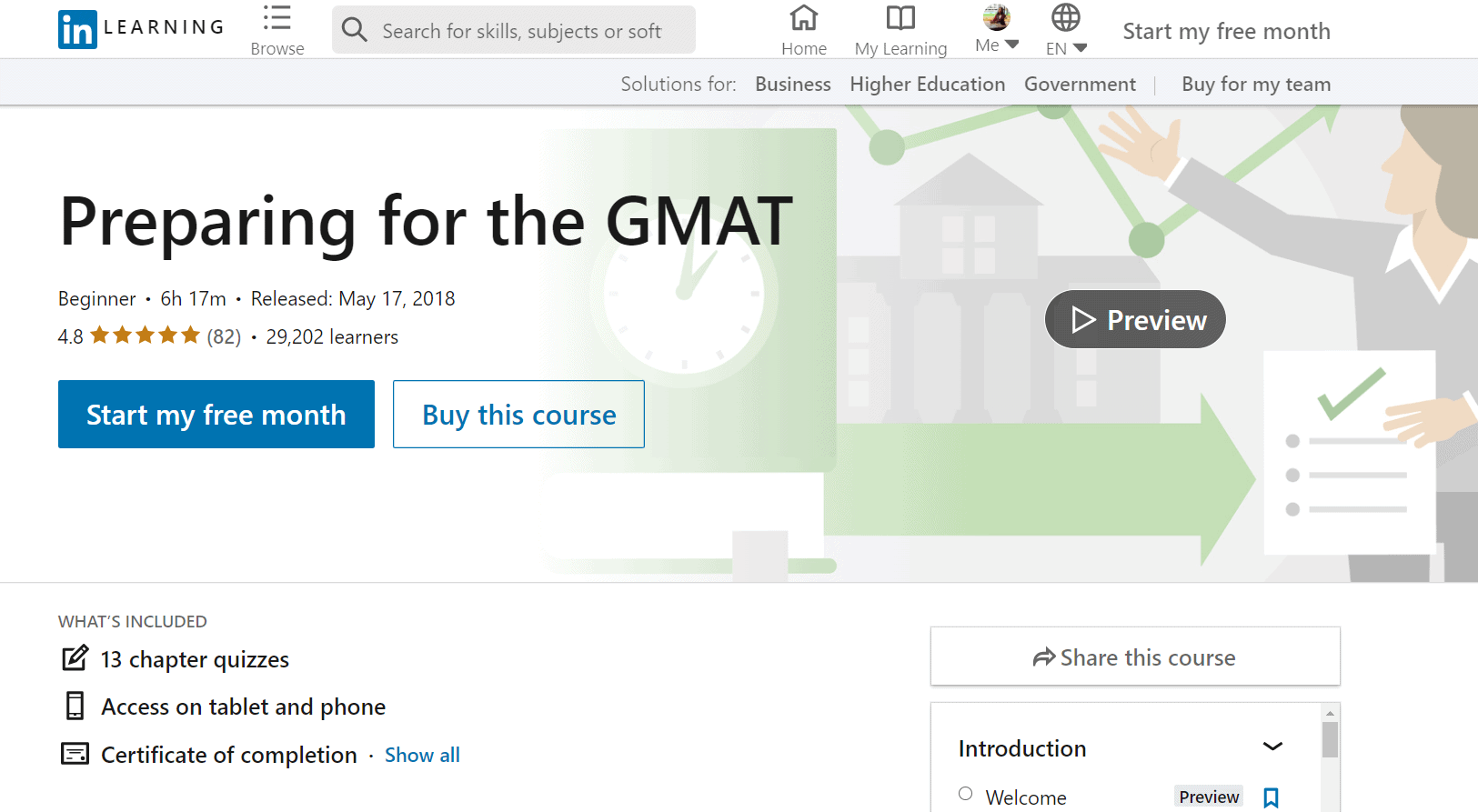 gmat linkedin