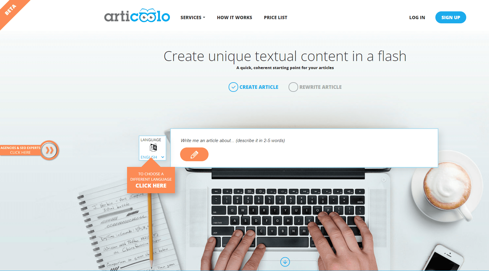 Articoolo - Best AI Content Generator Software