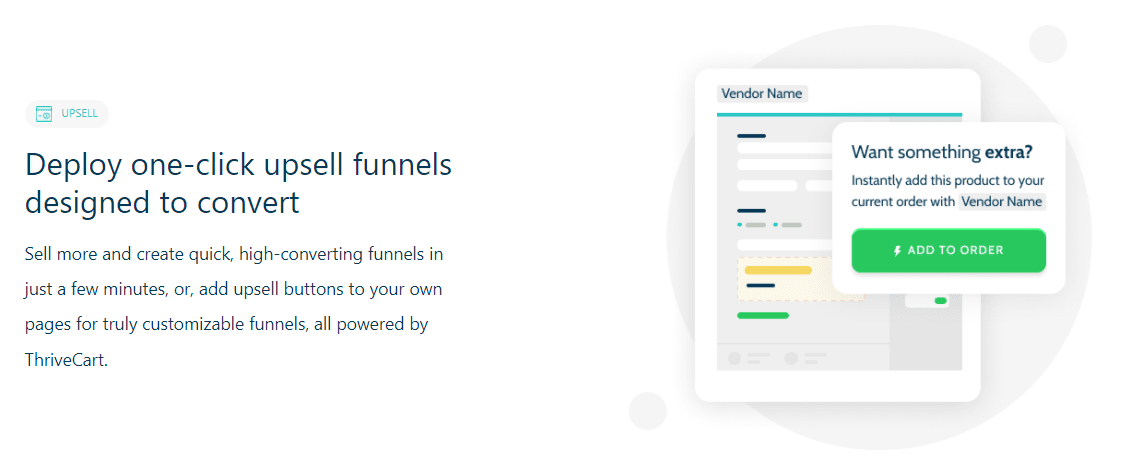 Thrivecart Upsell