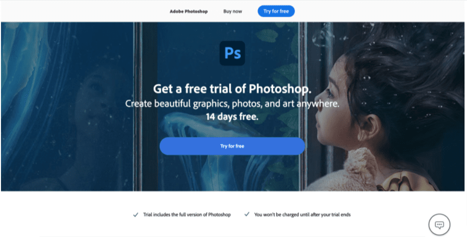 Adobe photoshop free trial